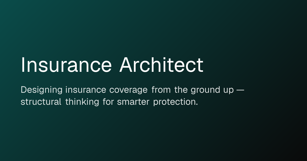 Insurance Architect